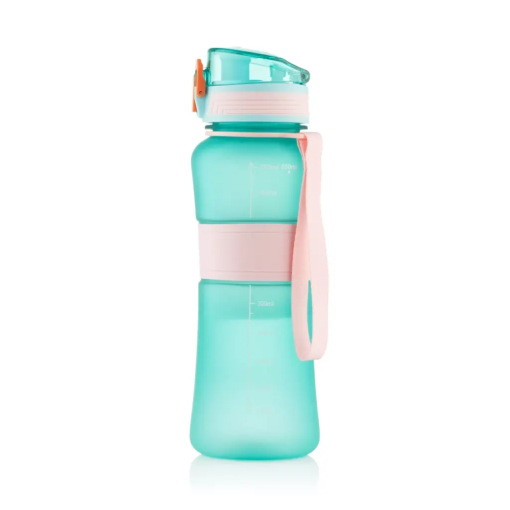 Бутылка для воды Ardesto Balance 650 мл пластик голубая (AR2265BB) - фото 2