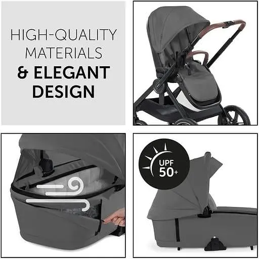 Універсальна коляска 2 в 1 Hauck Walk N Care Air Dark Grey, темно-сіра (16548-5) - фото 7