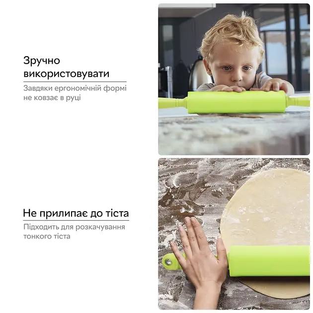Комплект для приготування пельменів і вареників (пельменниця, варениця, качалка та пензлик силіконовий) Салатовий, A-plus 85236 - фото 10