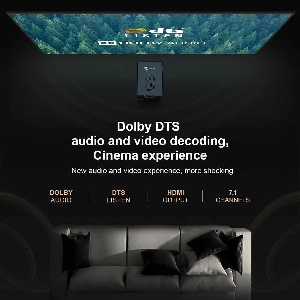 Android приставка Smart TV Box Beelink GS-King X Dual HDD 4K UltraHD - фото 8