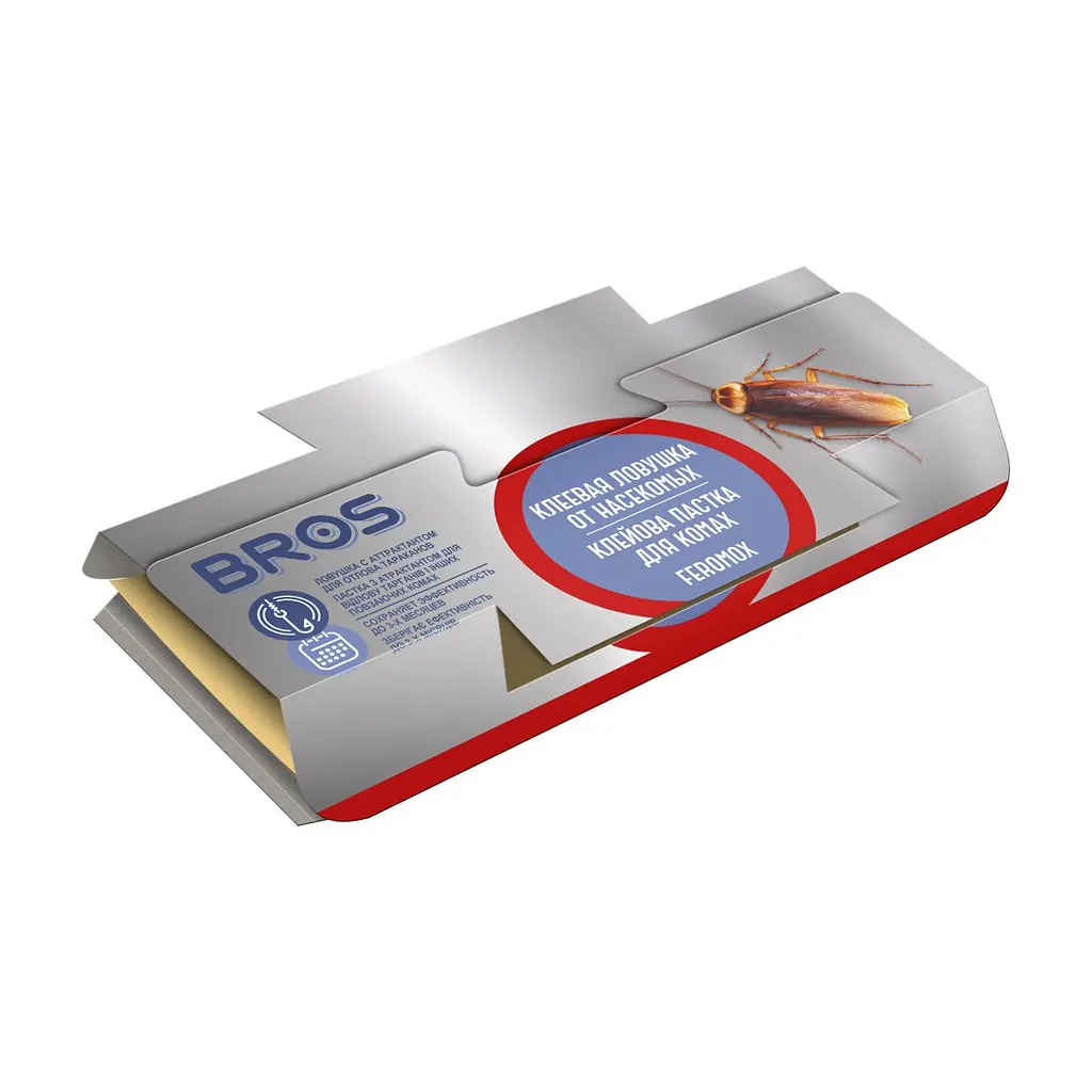 Пастка для тарганів Bros Feromox Standard клейка стрічка (5904517061514)