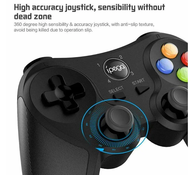 Геймпад Bluetooth джойстик для смартфона iPega PG9078+BT Ninja PC/Android Black - фото 5
