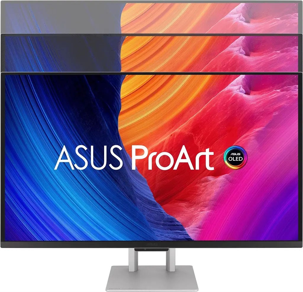 Монітор Asus 26.5" ProArt PA27UCDMR (90LM04NE-B01K71) OLED Silver/Black 240Hz - фото 4