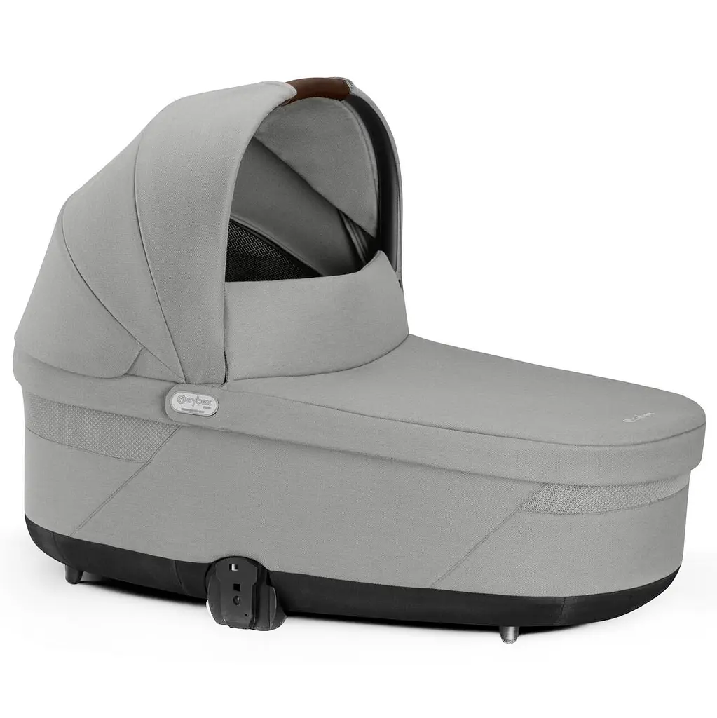 Коляска Cybex Balios S Lux SLV Stone Grey с бампером + Люлька Cybex S Stone Grey - фото 3