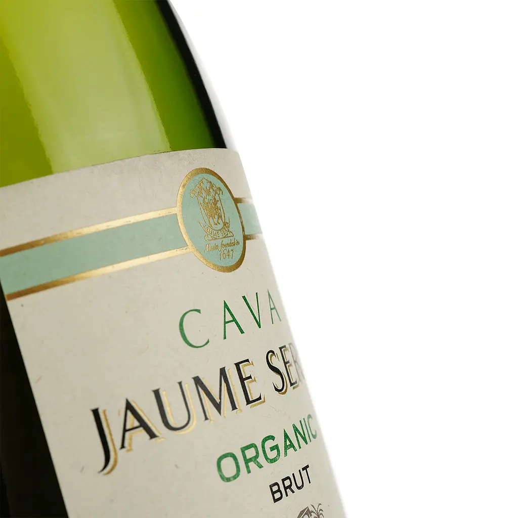 Вино игристое Jaume Serra Cava Brut Organic, белое, брют, 11,5%, 0,75 л (39045) - фото 3