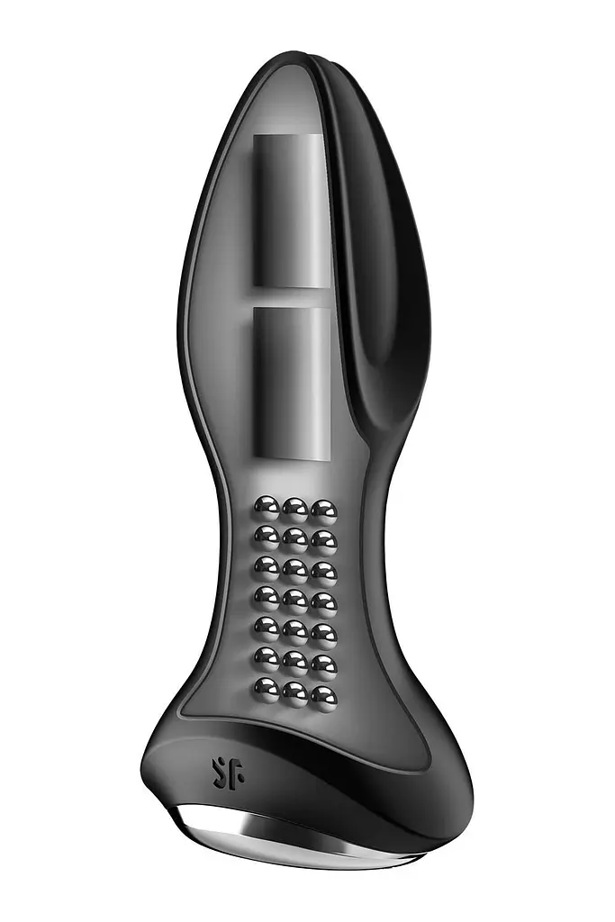 Анальна смарт вібропробка із перловим масажем Satisfyer Rotator Plug 2+ Black Satisfyer IG003160; SO6279 94174 - фото 3