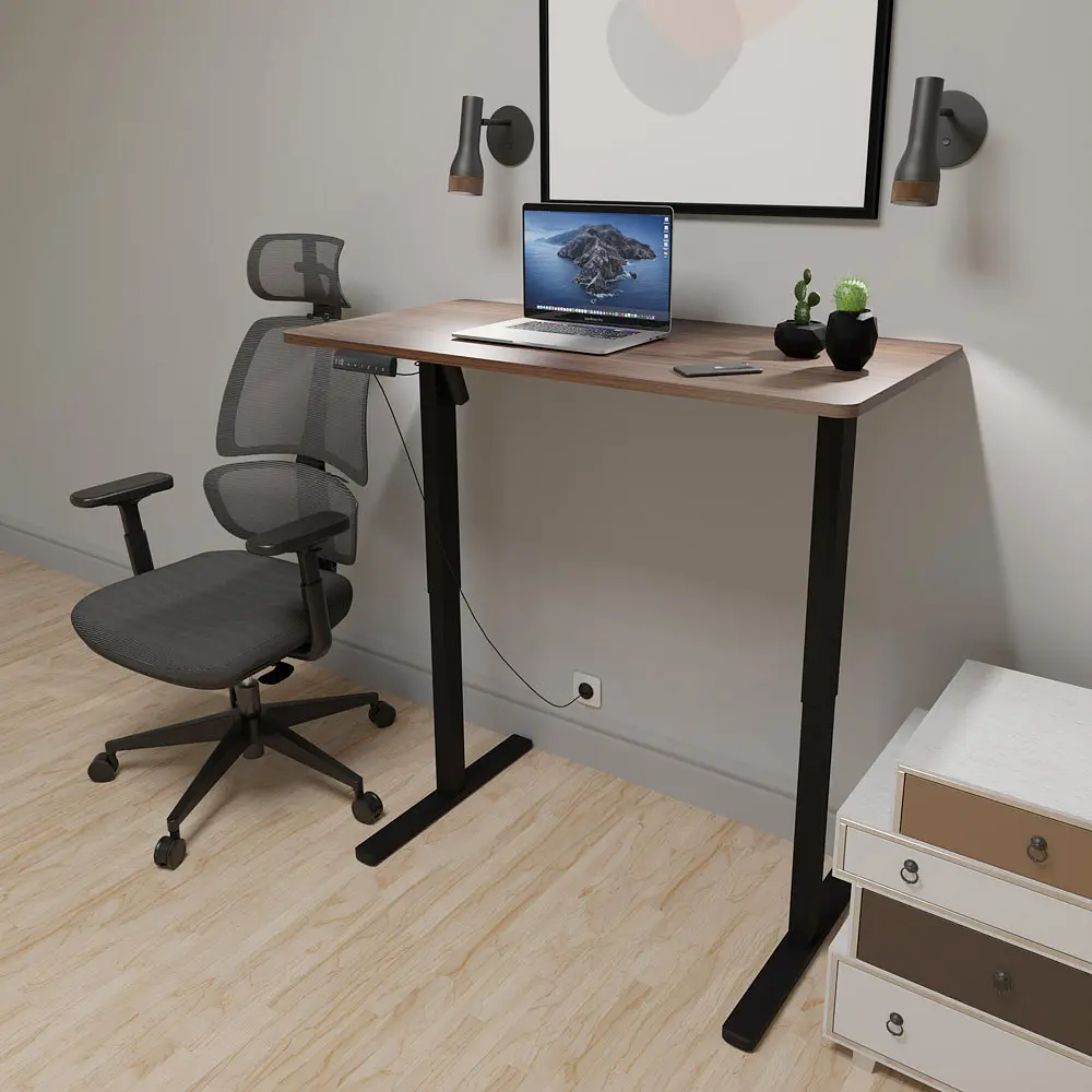 Стіл Mealux PowerDesk Lite XL Walnut (арт. EVO-202 Lite Walnut/B) - фото 4