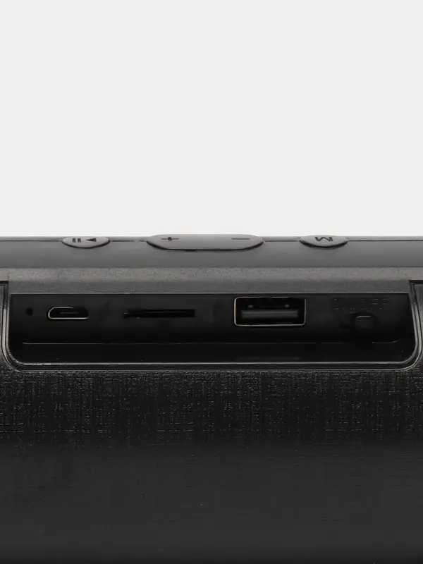 Музична портативна вluetooth колонка Charge Mini J006 Бумбокс 1500 мАг 3Вт підтримка microSD Чорний - фото 3