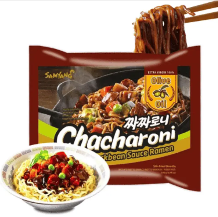Локшина швидкого приготування Samyang Buldak Chancharoni Jjajang Ramen 140г - фото 5