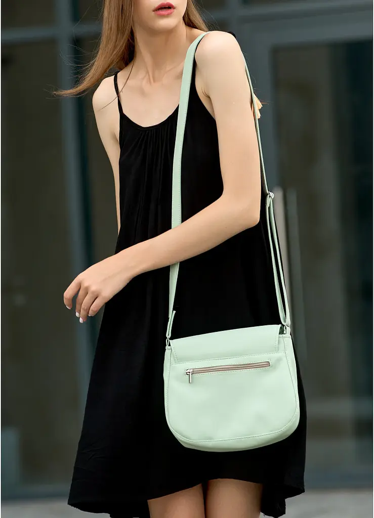 Сумка кросбоді Sambag Rose BZN м'ята 20 х 24 х 7 см (94000014) - фото 4
