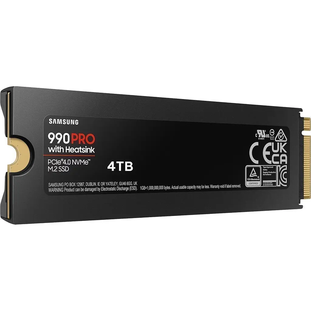 SSD накопичувач Samsung 990 PRO with Heatsink 4TB (MZ-V9P4T0GW) [137334] - фото 3