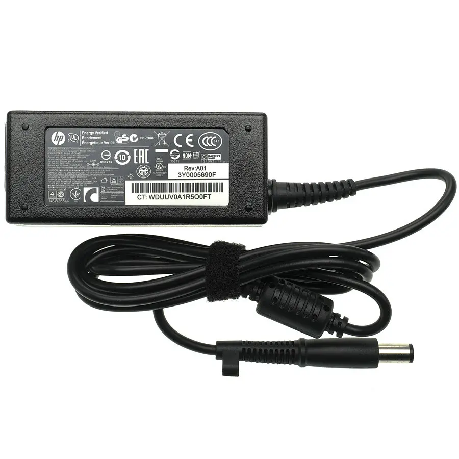 Блок живлення для ноутбука HP 19.5V 2.31A 45W 7.4x5.0-PIN чорний RECTANGULAR - фото 2