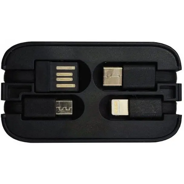 Наружный аккумулятор (Power Bank) XO PR142 (30000 mAh Black) - фото 2