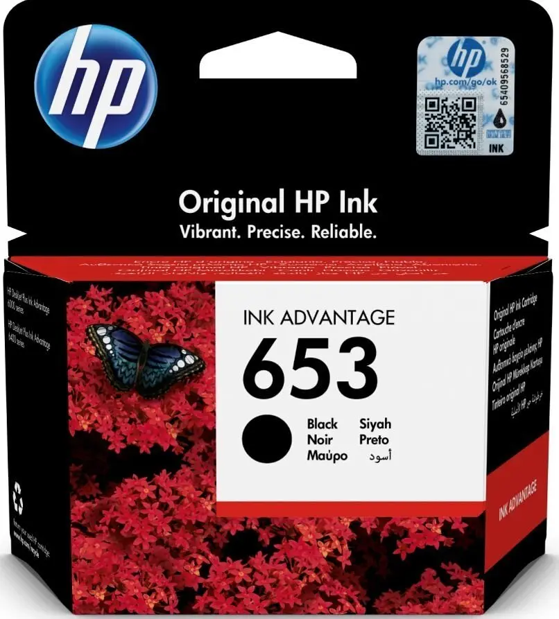 Картридж із друкуючою головкою струменевий No.653 DJ IA 2876/6075/6475 black HP teh0015111 - фото 2