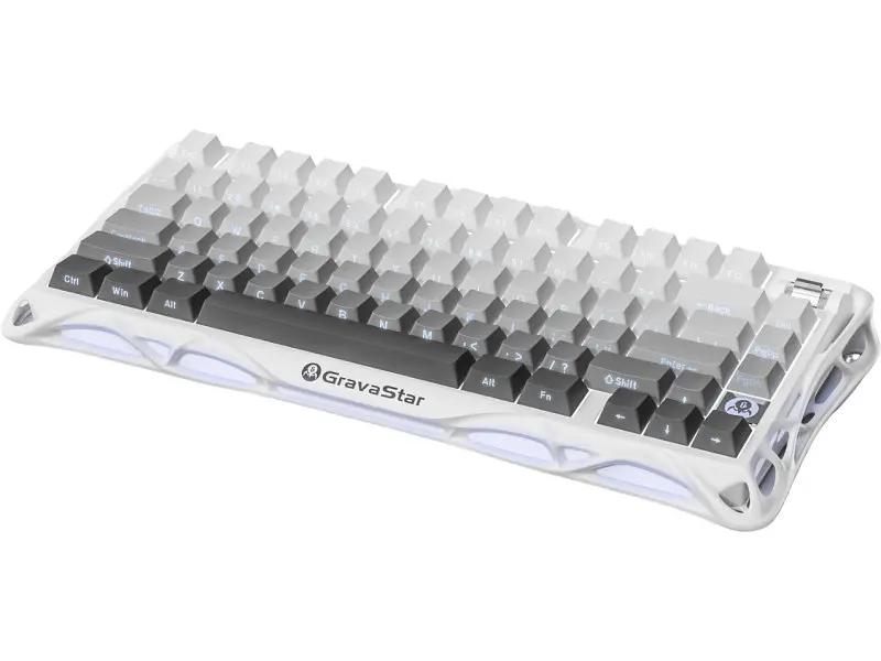 Клавіатура Gravastar Mercury K1 TKL White (GSK1_GWHT) - фото 2