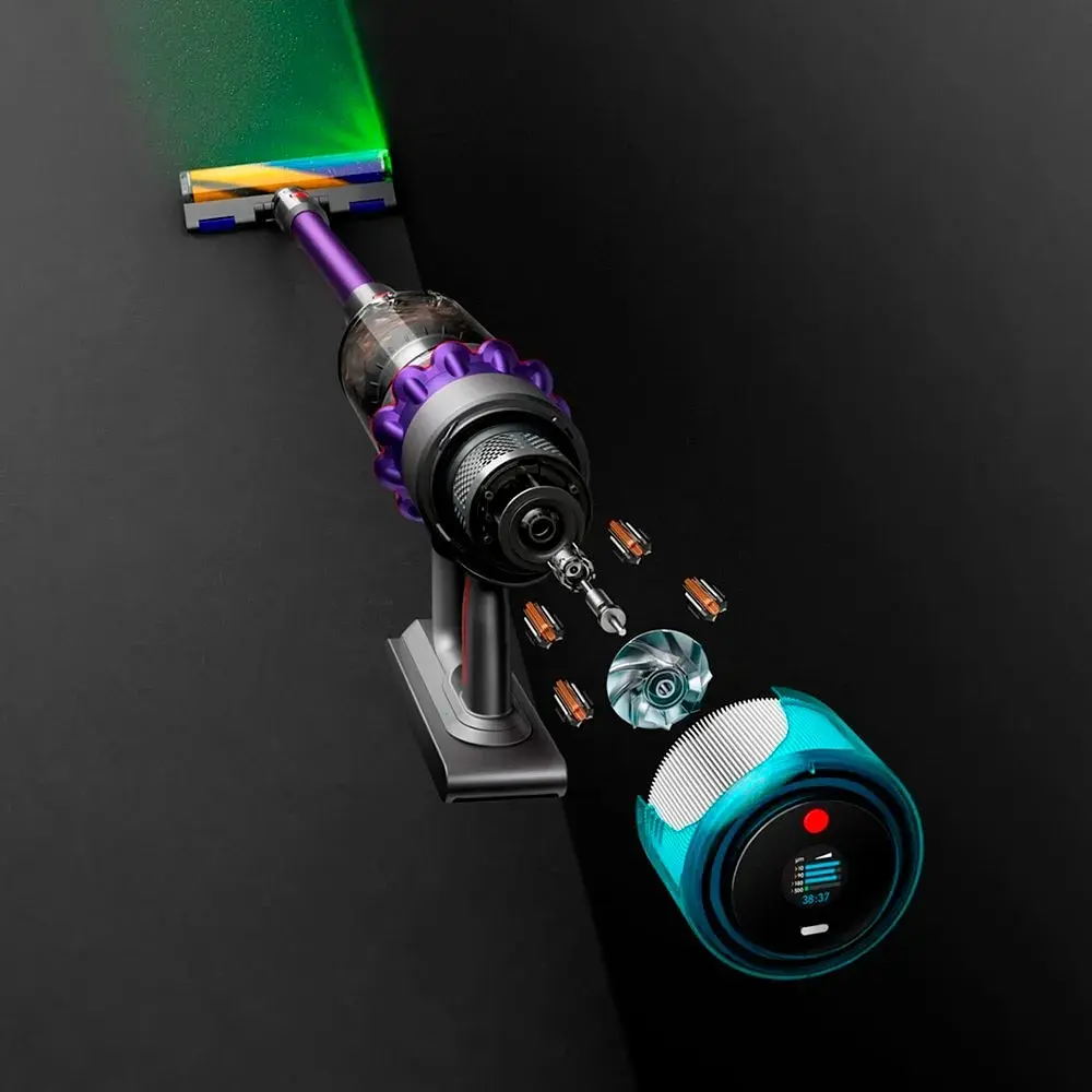 Вертикальний пилосос Dyson Gen5detect Absolute Nickel/Purple (447930-01) US [100788] - фото 9