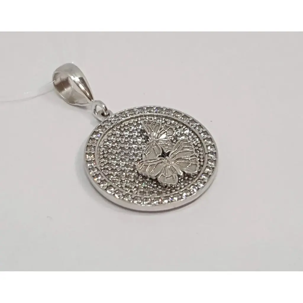 Серебряная подвеска Dear с фианитами. 4271.1С - фото 2