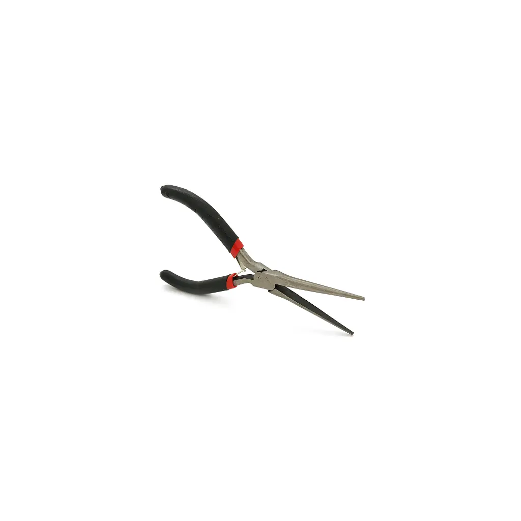 Плоскогубці Voltronic круглогубці 4,5-дюймові, чорно-червоні ручки, 120мм (YT-VL120R) - фото 2