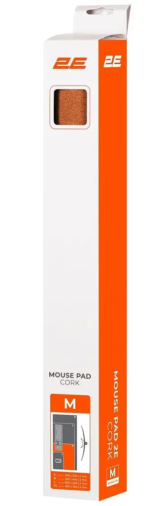 Ігрова поверхня 2E Cork M (450x400x2мм) Brown (2E-PAD-M-CORK) - фото 6