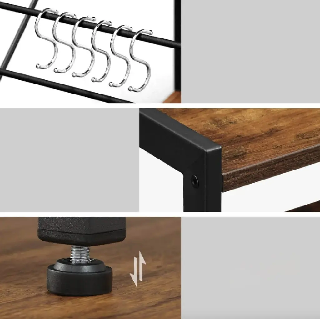 Стеллаж Leobert Denny многоярусный в стиле Loft - фото 4