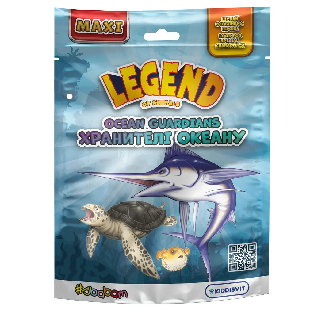 Дисплей стретч-іграшок #sbabam Legend of Animals Максі Хранителі Океану 10 шт. (106/CN24-CDU) - фото 2