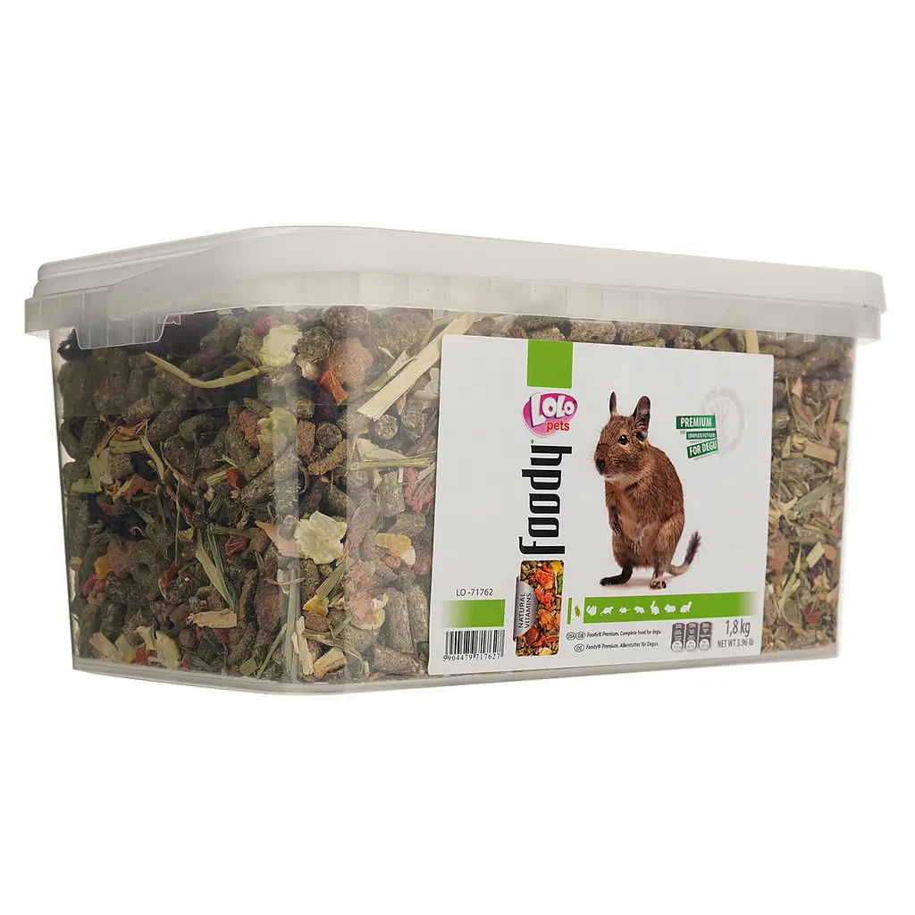 Корм для дегу Lolo Pets Premium 1.8 кг (LO-71762) - фото 2