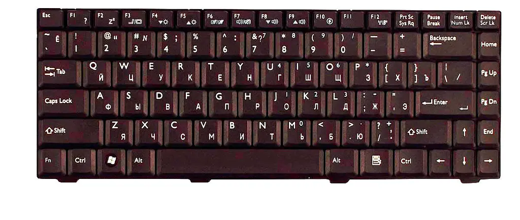 Клавіатура для ноутбука Benq Joybook (R43, R43C, R43E, R43CE, R43EG, R43CF, Q41) - фото 2