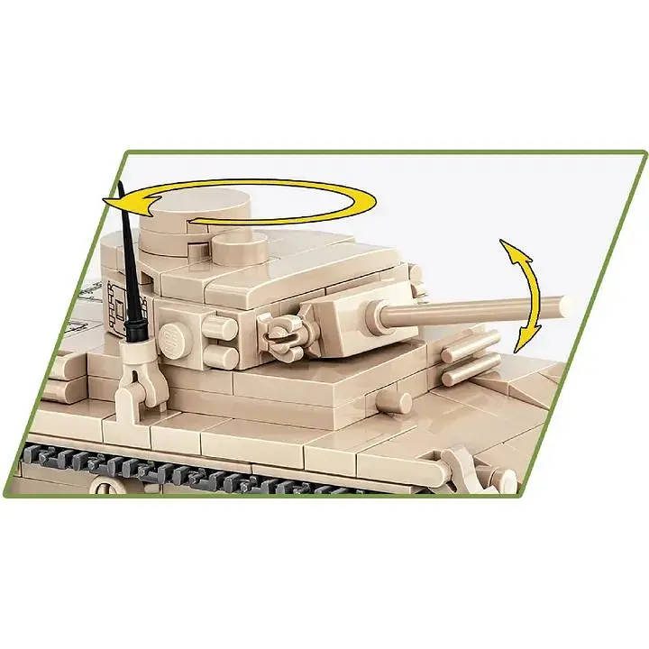 Конструктор Cobi Друга світова війна Танк Panzer III, 292 деталі (COBI-2712) - фото 4