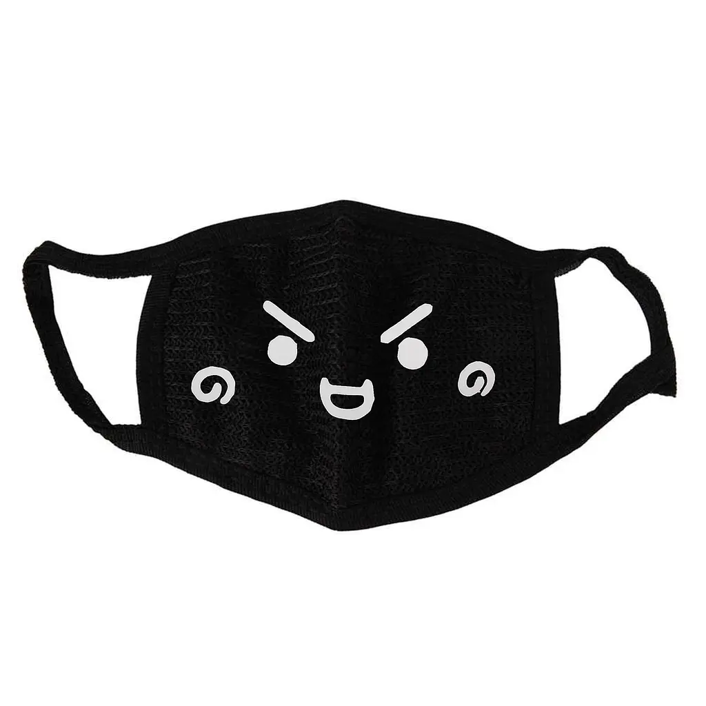 Маска тканевая Geekland Аниме мордочка чёрная MSK 019 - фото 1