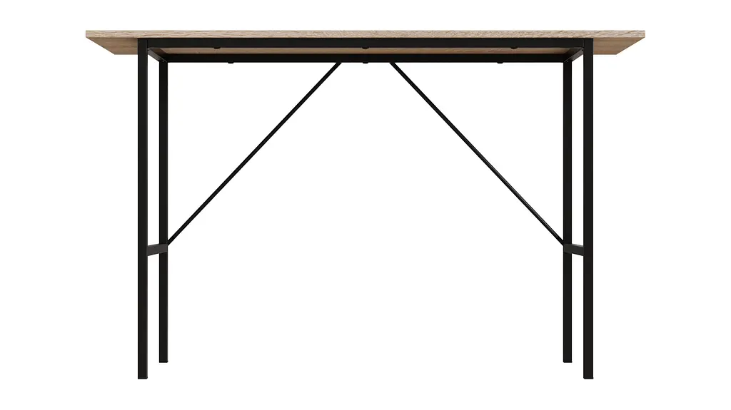 Стіл письмовий Line Тайм Ferrum-decor 750x1200x500 Чорний метал ДСП Дуб Сонома 16 мм (FRD-104881) - фото 2