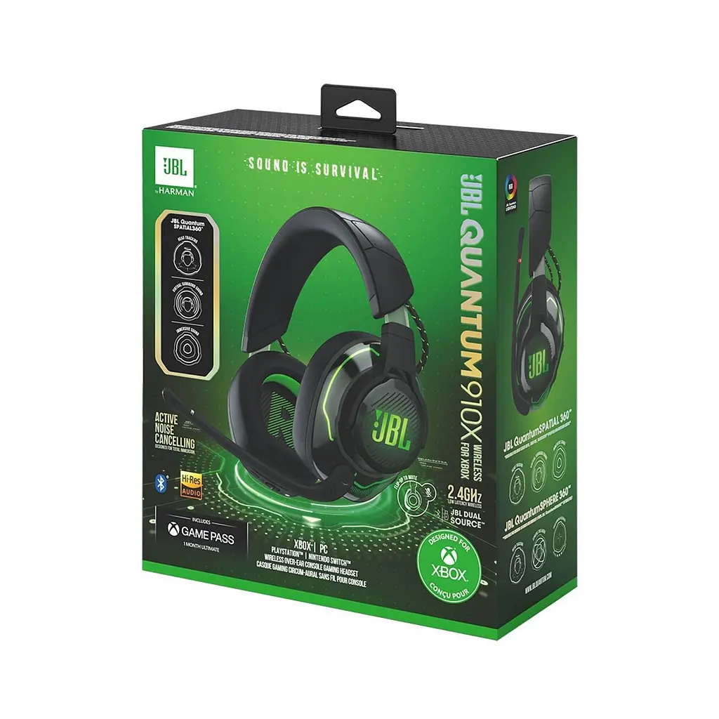 Ігрова гарнітура JBL Quantum 910X Wireless for XBOX (JBLQ910XWLBLKGRN) - фото 6