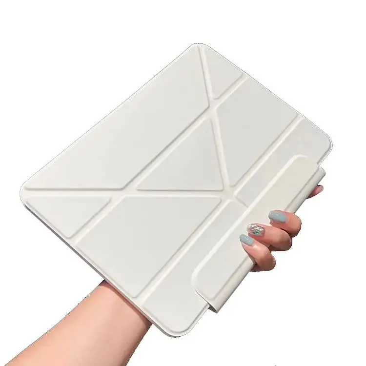 Обкладинка BeCover Ultra Slim Origami Flex з кріпленням Apple iPad Air 11" M2/M3 2024/2025 Beige (712976) - фото 5