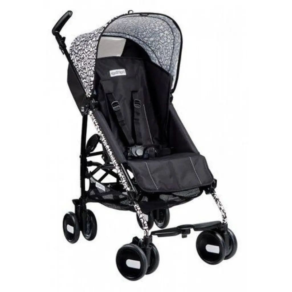 Коляска Peg-Perego Pliko Mini Classico, чорна з білим (IPKR280076RO01GR50) - фото 3