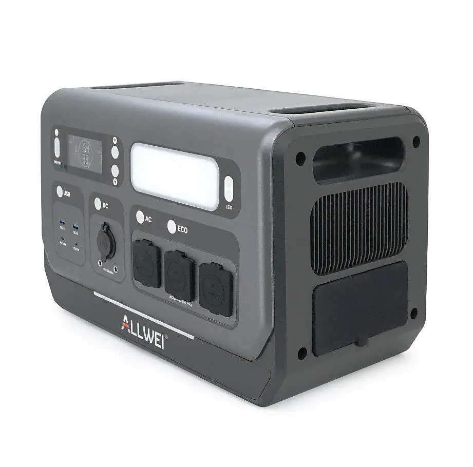 Портативна зарядна станція ALLWEI PPS-2400 Portable Power Station 2400W 2048Wh LiFePO4 - фото 3