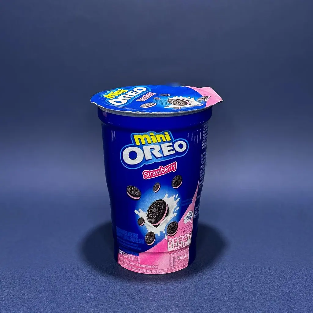 Печиво Oreo Mini Strawberry Flavored Cream 61.3 г