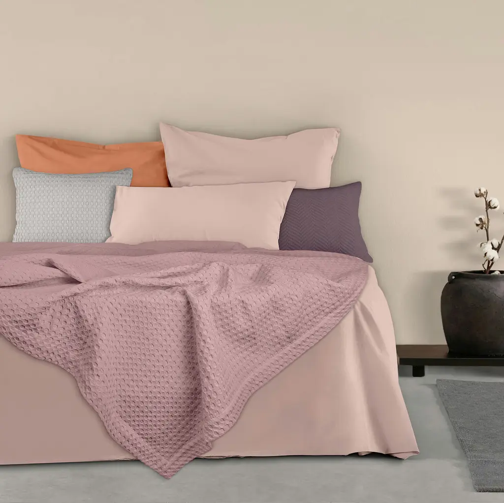 Плед покривало Cosas Sakura Waffle Weave 230х240 см (Blanket_1103Sakura_WaffleWeave_230x240) - фото 2