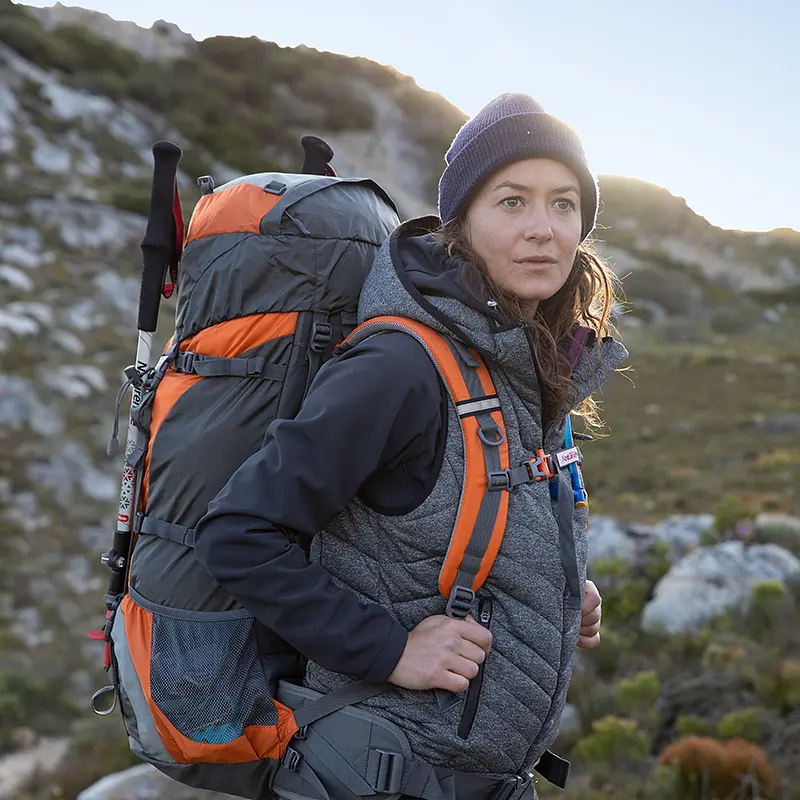 Рюкзак туристичний Naturehike NH70B070-B, 70 л + 5 л, блакитний - фото 11