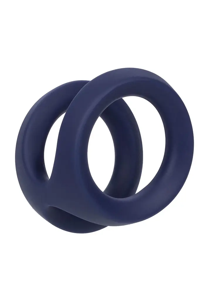 Ерекційне кільце Calexotics Viceroy Dual Ring, 3,2 см (синій) - фото 7