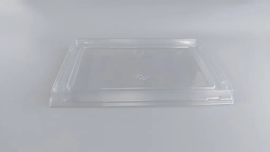 Кришка, 500 мл, 135x85x40 мм, KRAFT, PET, 50 штук, для сумісних контейнерів і супників