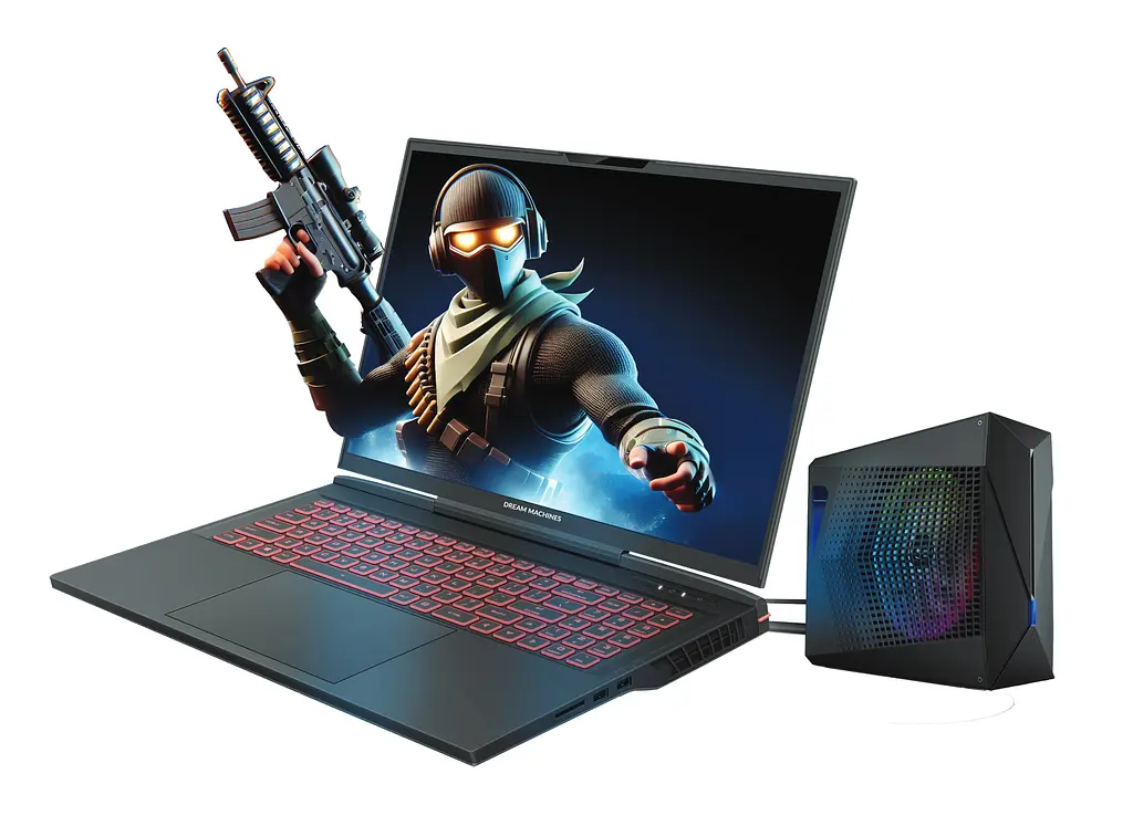 Ноутбук Dream Machines RX4080-17 17.3WQXGA IPS, Intel i9-14900HX, 32GB, F1TB, NVD4080-12, DOS, чорний (RX4080-17UA31) - фото 2