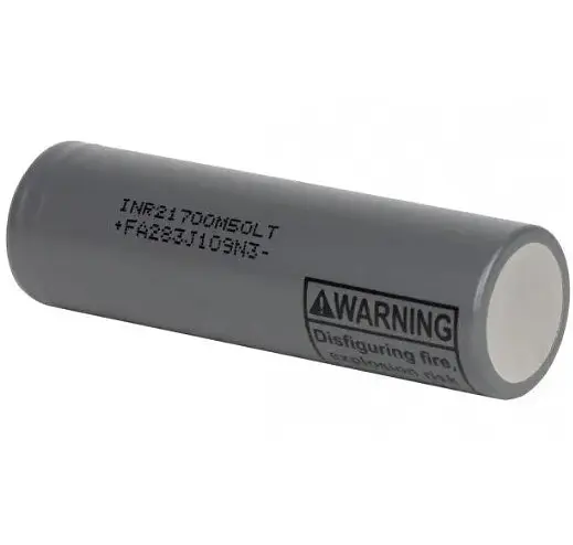 Акумулятор LG Li-ion 21700 5000mAh INR21700 M50LT 7.2A Сірий - фото 2