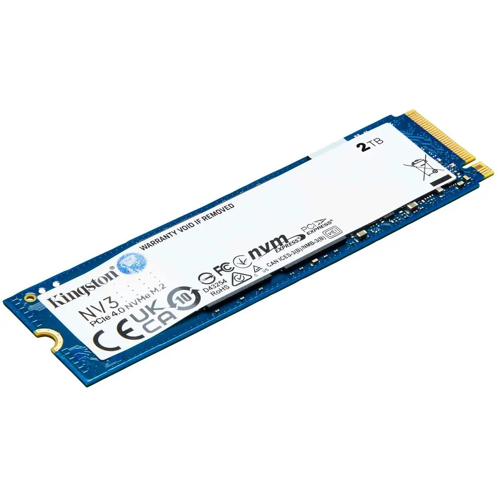 SSD накопичувач Kingston NV3 2TB M.2 2280 PCIe Gen 4.0 x4 (SNV3S/2000G) [121829] - фото 2