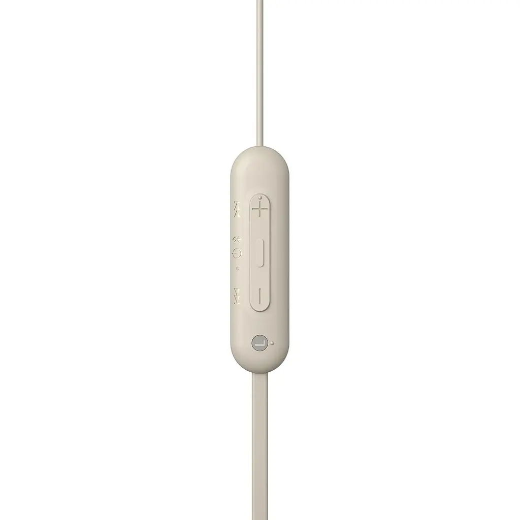 Навушники Sony WI-C100 Beige (WIC100C.CE7) - фото 3