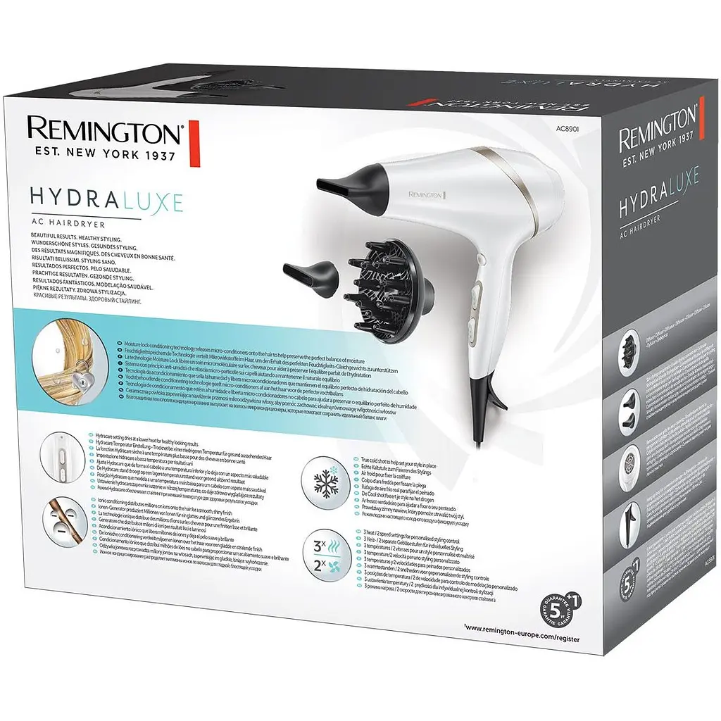Фен Remington AC8901 HYDRAluxe (45705560100) - фото 4