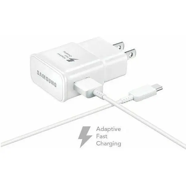 Зарядное устройство Samsung и кабель USB-C Samsung Galaxy A03s (белый) - фото 2