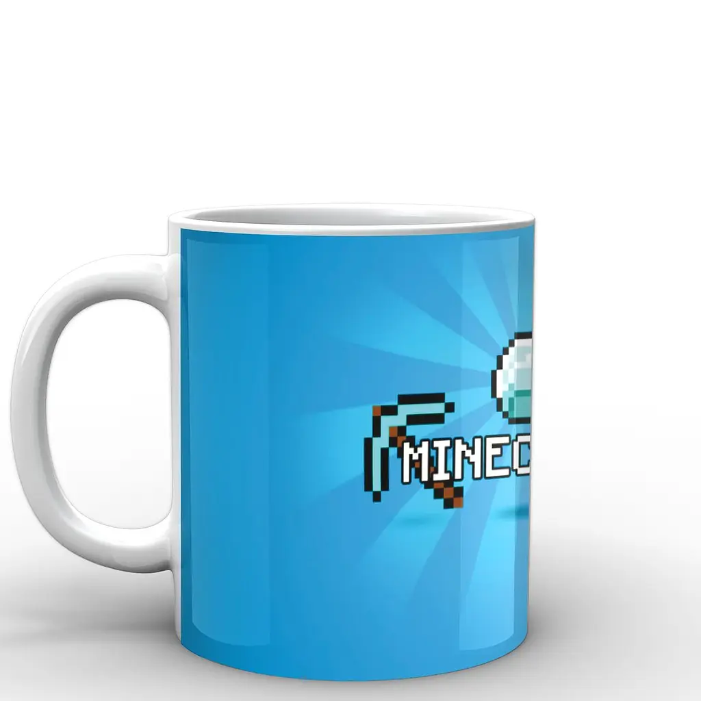 Кухоль GeekLand Minecraft Майнкрафт алмаз MС.02.012 330 мл білий - фото 3