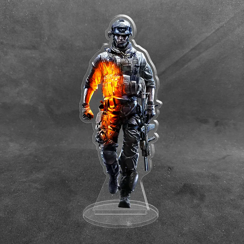 Акрилова колекційна фігурка Battlefield 3 Soldier 15 см
