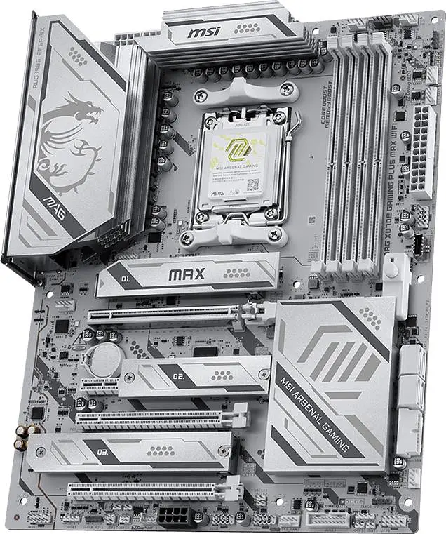 MSI Материнська плата MAG X870E GAMING PLUS MAX WIFI sAM5 X870E 4xDDR5 M.2 HDMI Wi-Fi BT ATX - фото 3