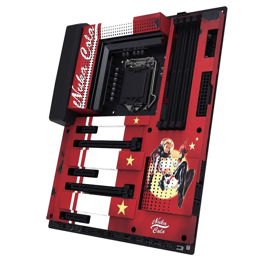 Кожух до материнської плати NZXT N7 Z370 Nuka-Cola Cover Limited Edition N7 Z370 Nuka-Cola Cover) - фото 5