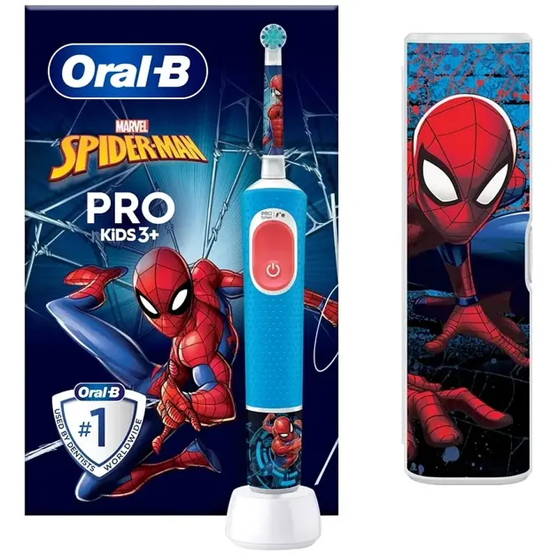 Зубна щітка BRAUN Oral-B D103.413.2KX Spider-Man - фото 3